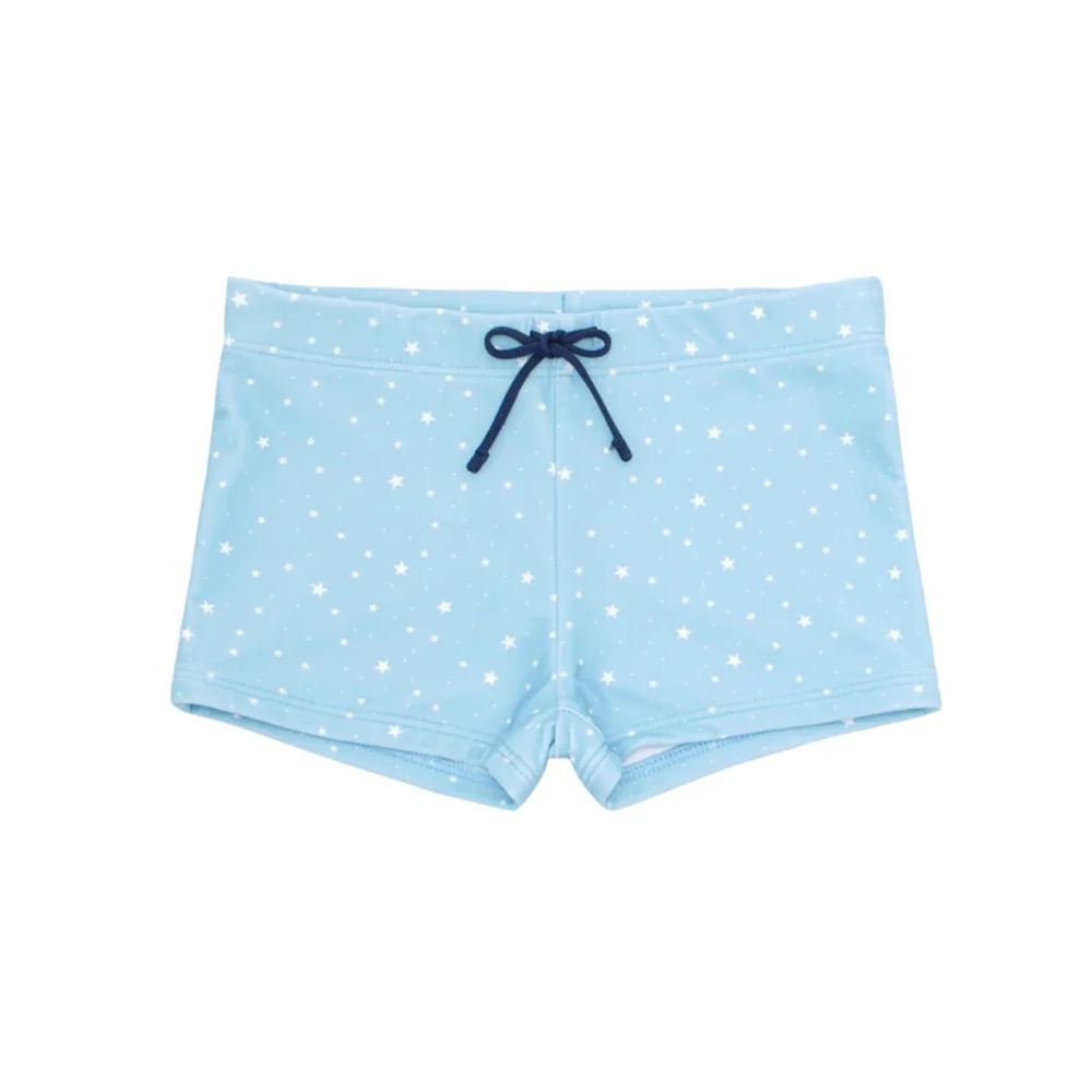 NWOT Infant Baby Boy Minnow Boardie Atlantic Star Swim Shorts Briefs Sz 1 0-3 M